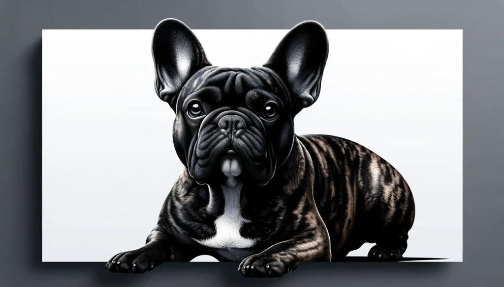Image of a French bulldog, shown in full detail.